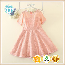 vestido de una sola pieza muy barato con material suave de buena calidad para niñas niños de encaje casual de manga corta vestidos de niño árabe